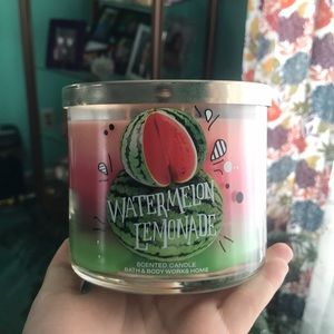 Watermelon lemonade bath and body works candle
